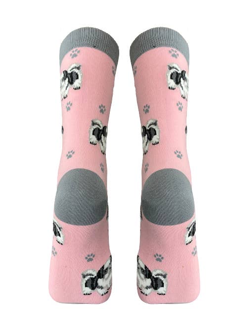Black and White Shih Tzu - Unisex - Fun Novelty Dog Socks