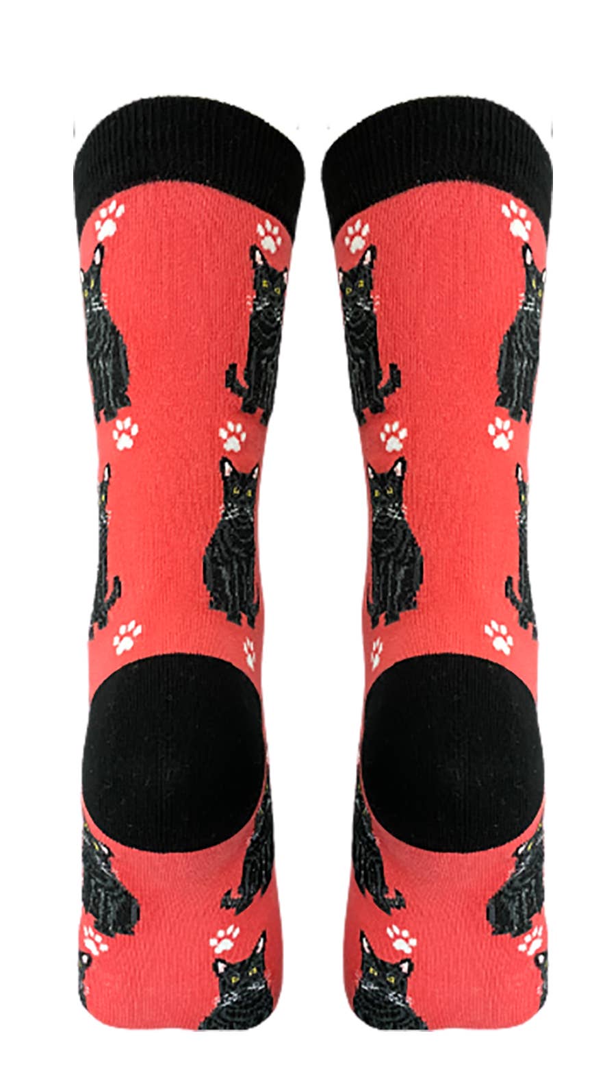 Black Cat - Unisex - Fun Novelty Crew Socks