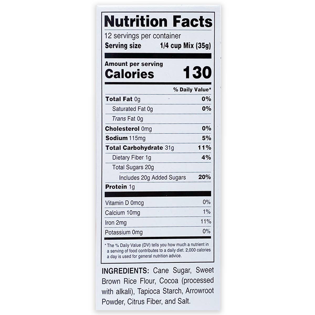 Gluten Free Brownie Mix, 15oz