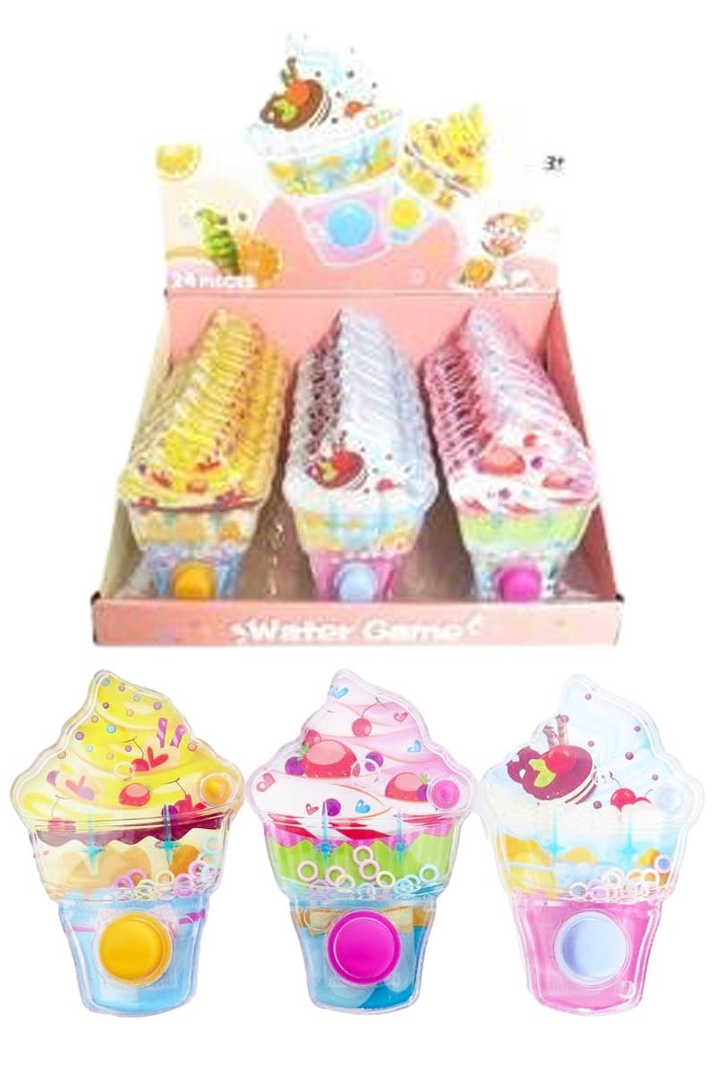 Ice Cream Cone Sundae Water Ring Toss Game