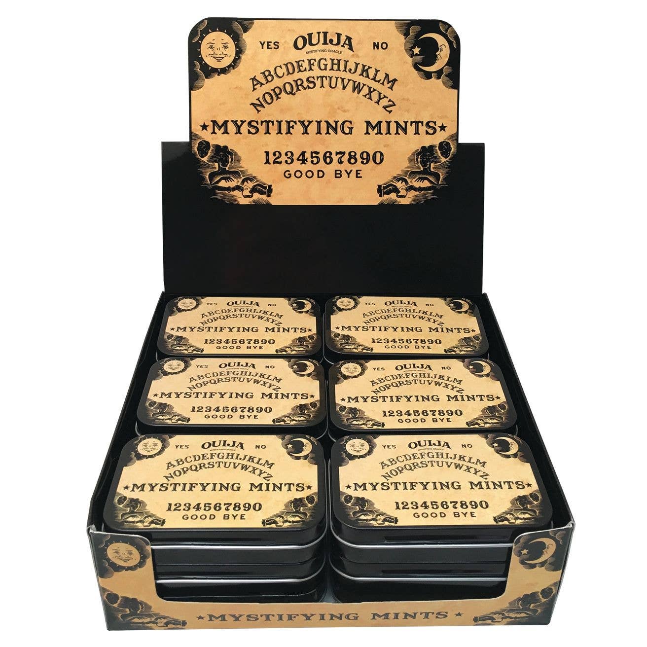 Ouija Mystifying Mints Candy Tin, Boston America