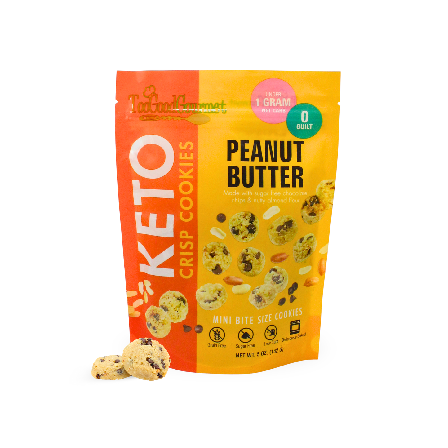 Keto Mini Cookies - Choco Chip, Bday, Peanut Butter, Lemon