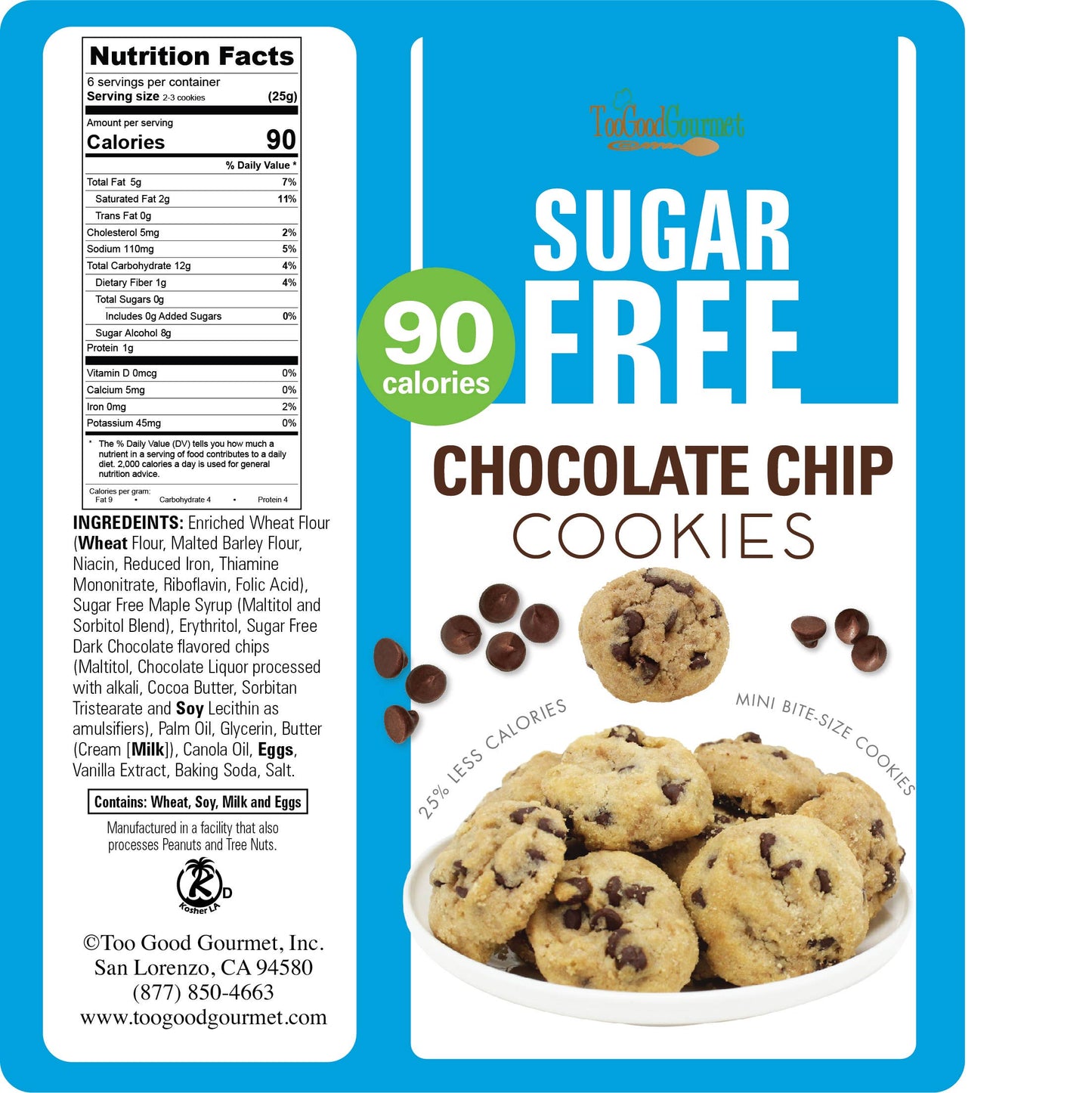 Sugar Free Cookies- Peanut Butter, Choc Chip, Salted Caramel