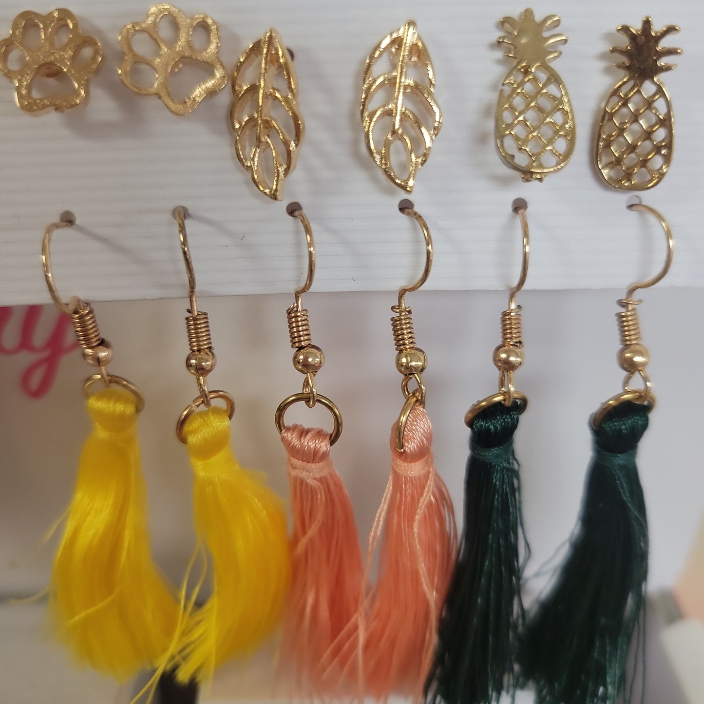 Fashion Earrings 6 pair