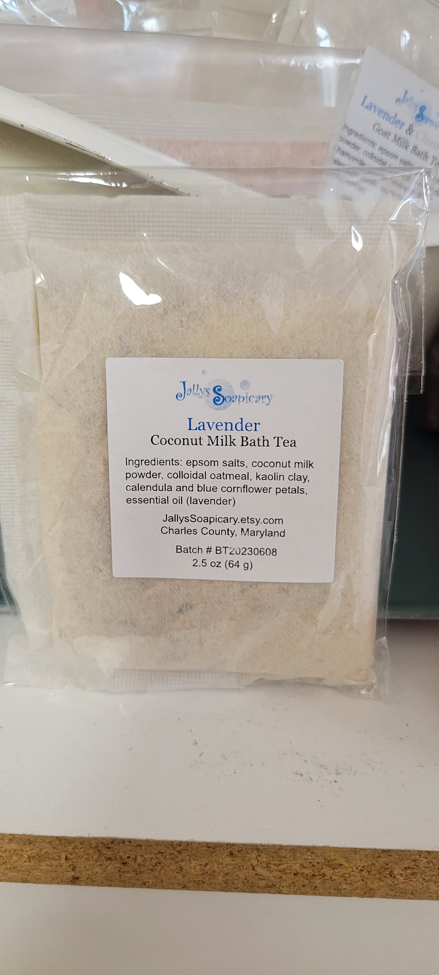 Lavender Coconut Milk Bath Tea