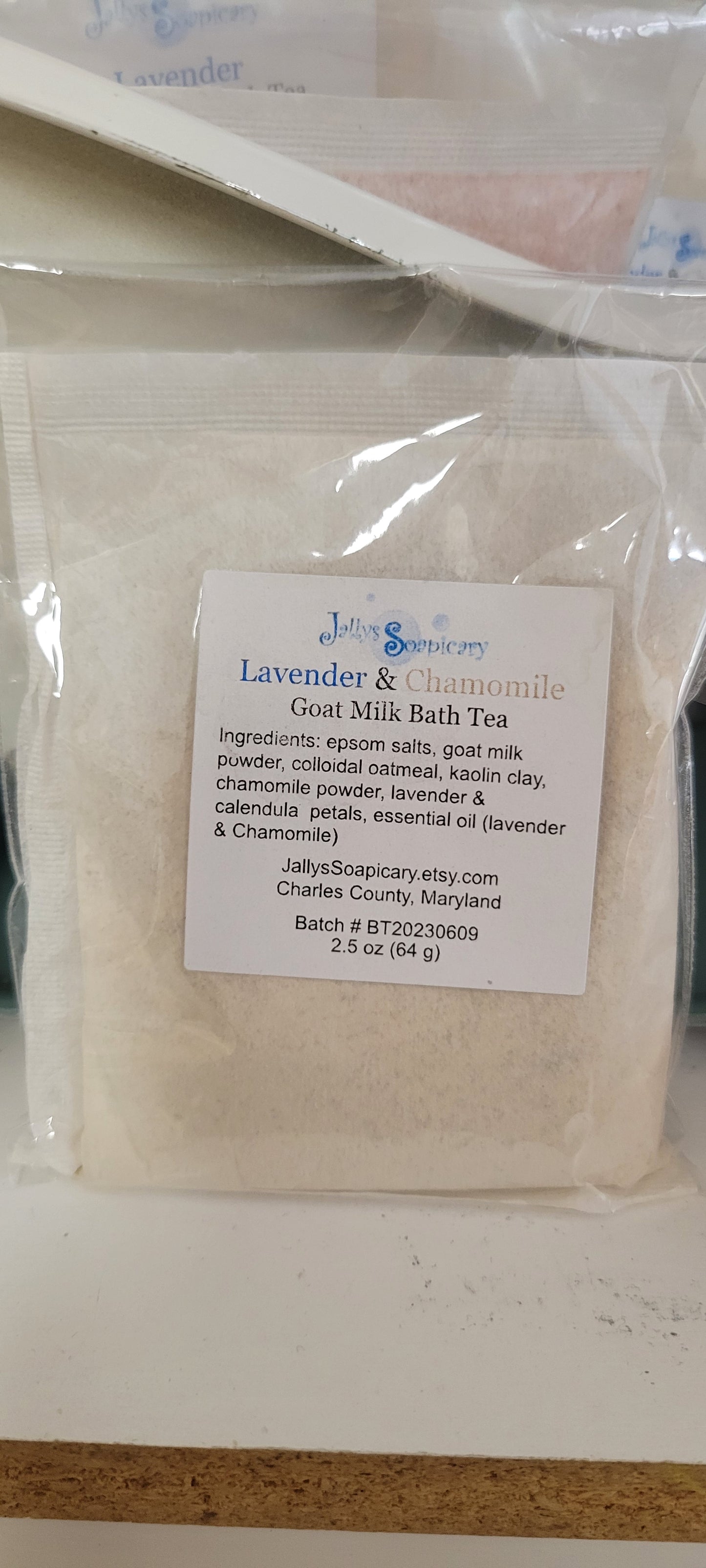 Lavender and Chamomile Goat Milk Bath Tea