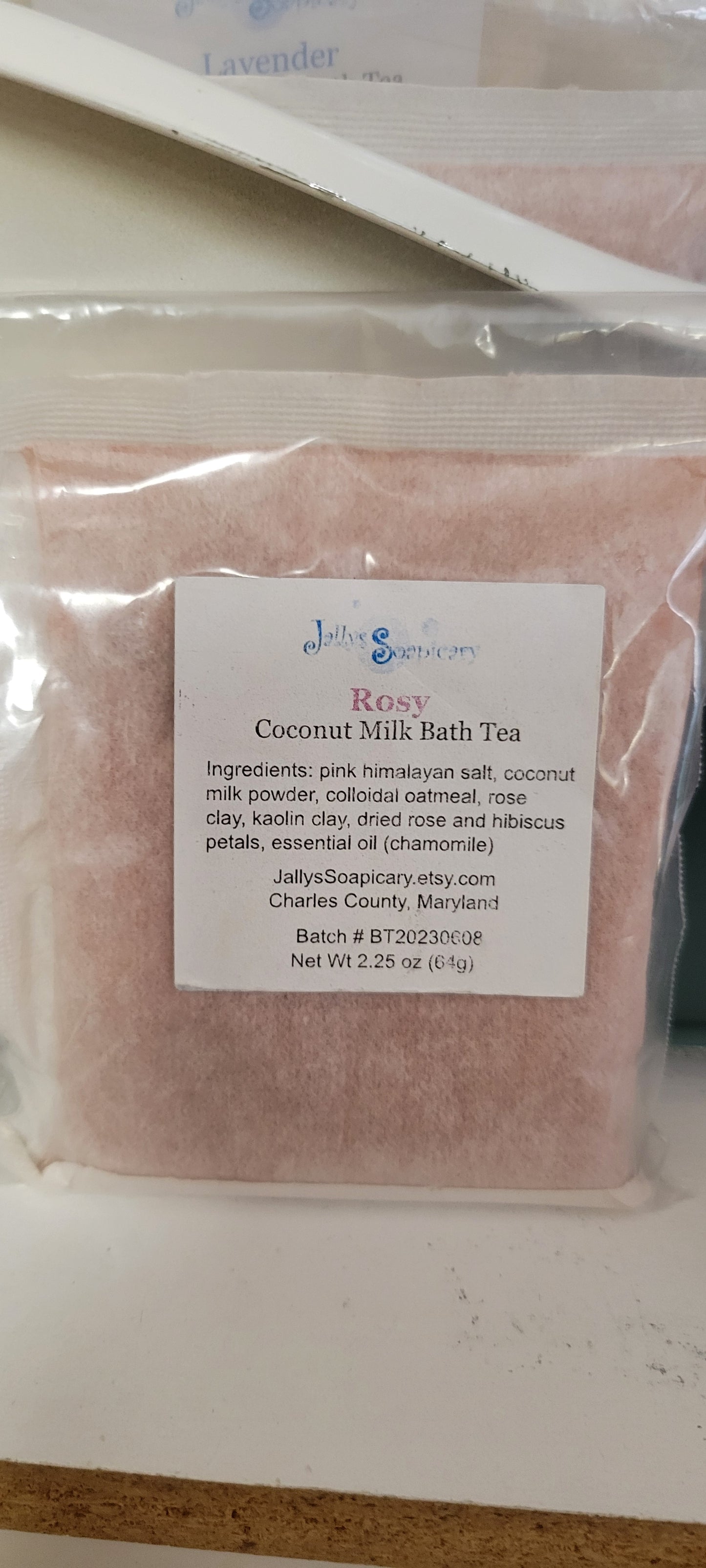 Rosy Coconut Milk Bath Tea