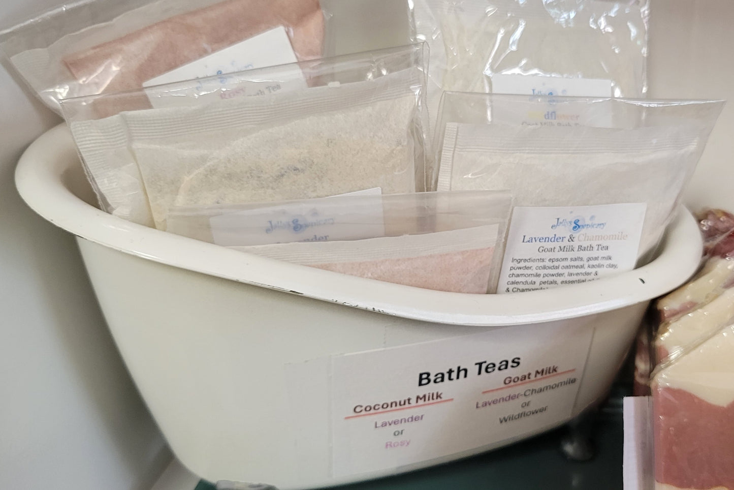 Wildflower Goat Milk Bath Tea