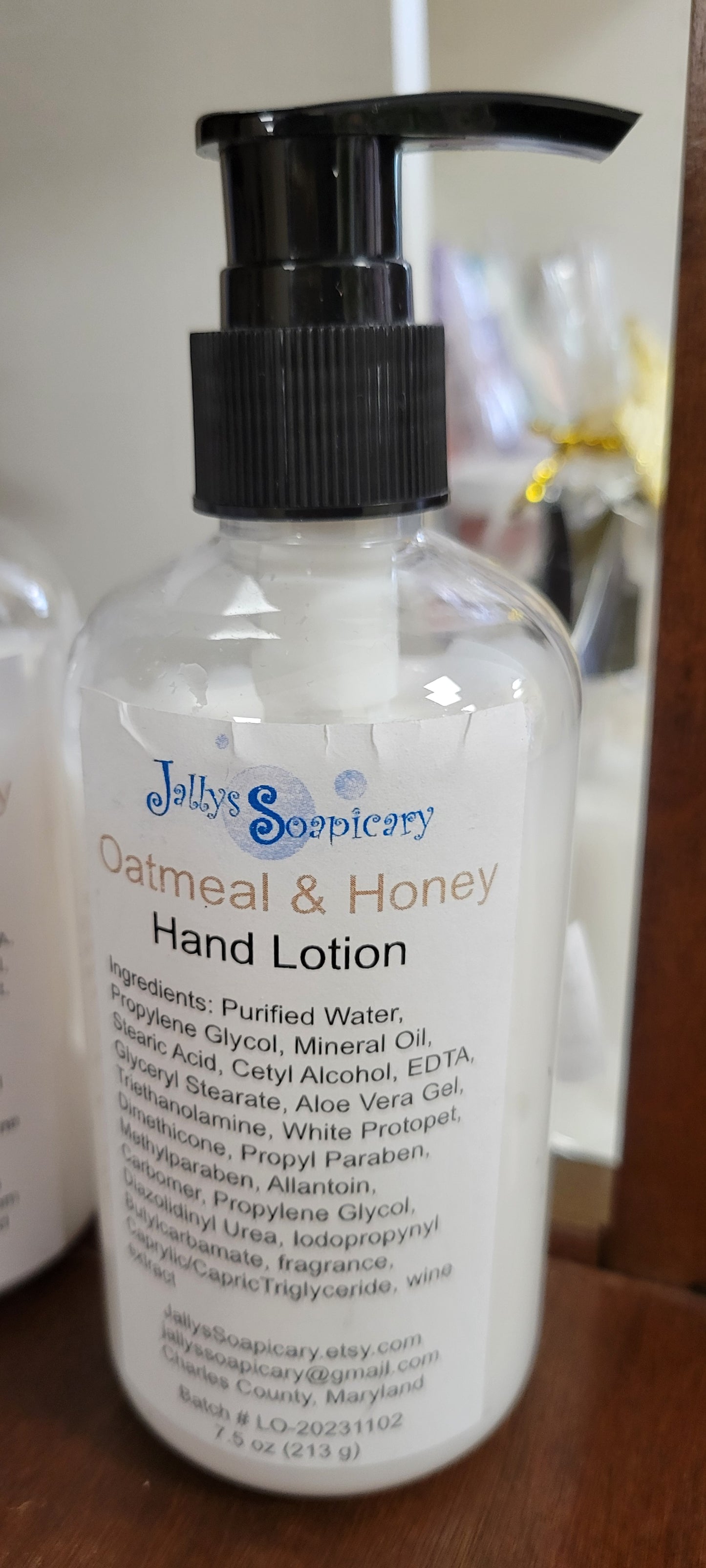 Oatmeal Milk and Honey Hand Lotion