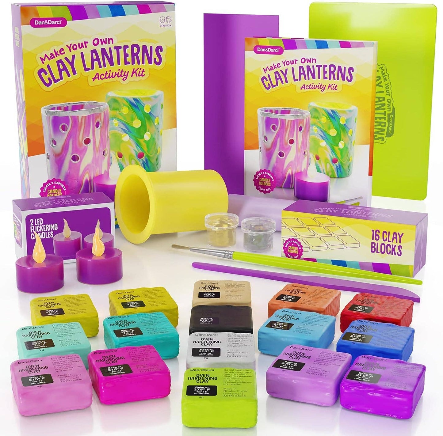 Light-up Clay Lanterns Making Kit