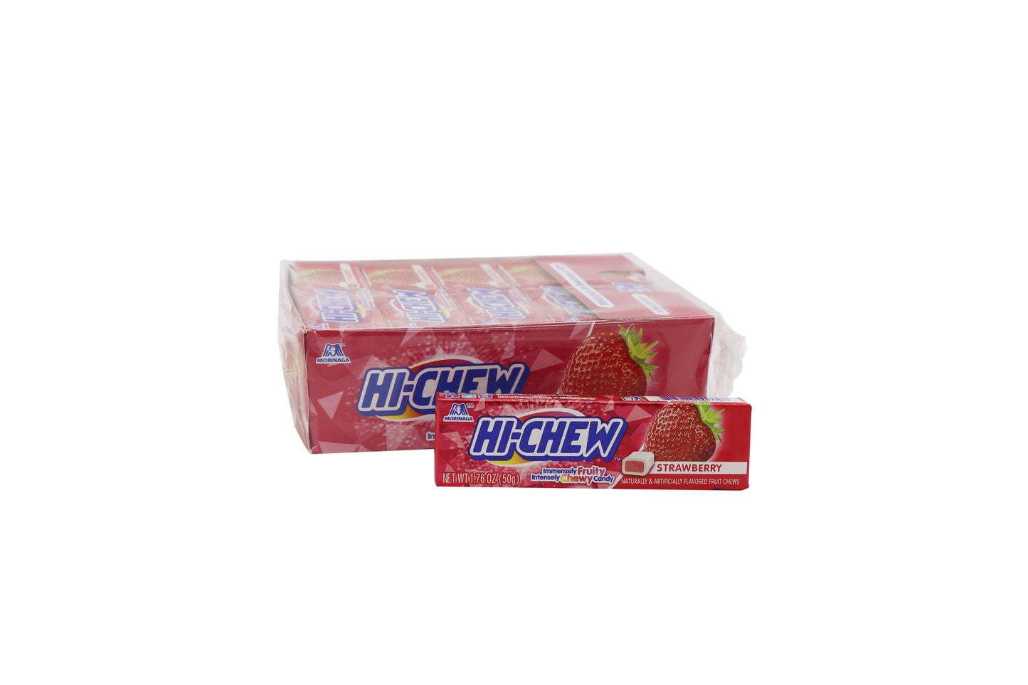 Hi-Chew Candy Strawberry Flavored, 15ct