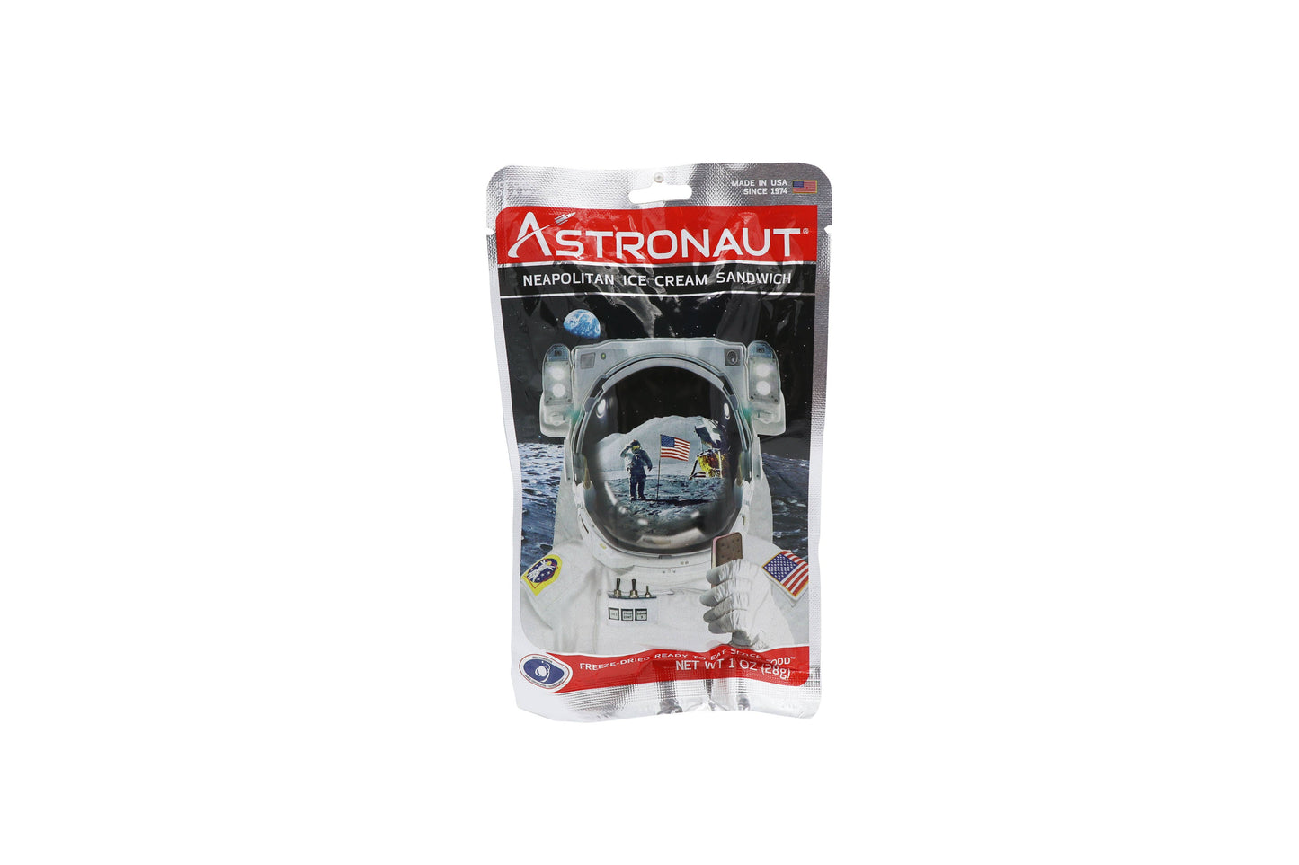 Astronaut Neapolitan Ice Cream Sandwich, Freeze Dried