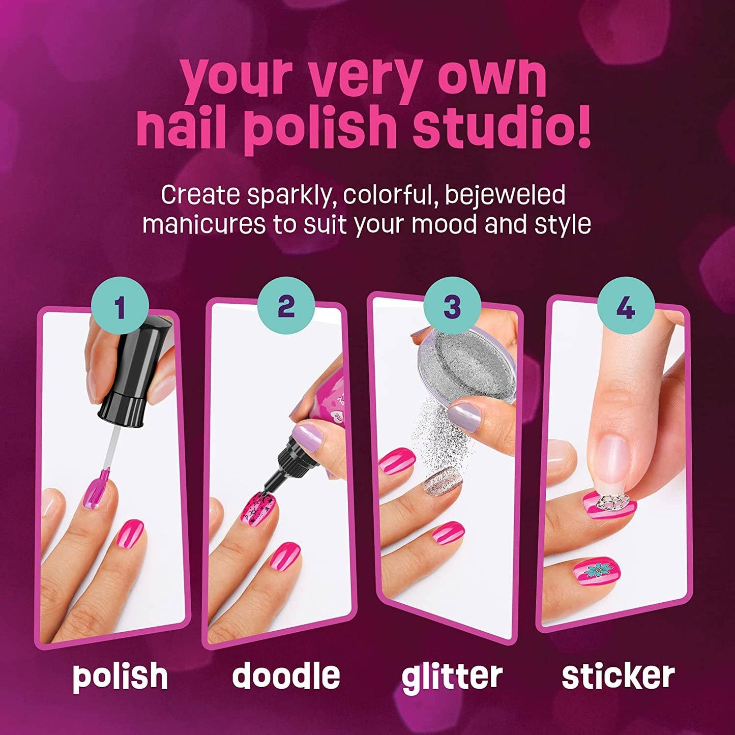 Nail Art Studio for Girls - Nail Polish Kit