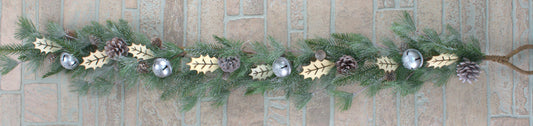 Silver Bells 4ft Garland