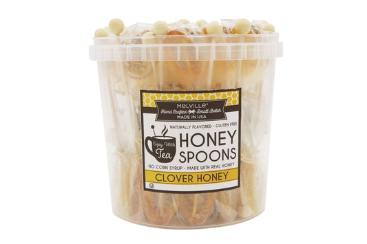 Clover Spoons, Lollipops, 50ct Case