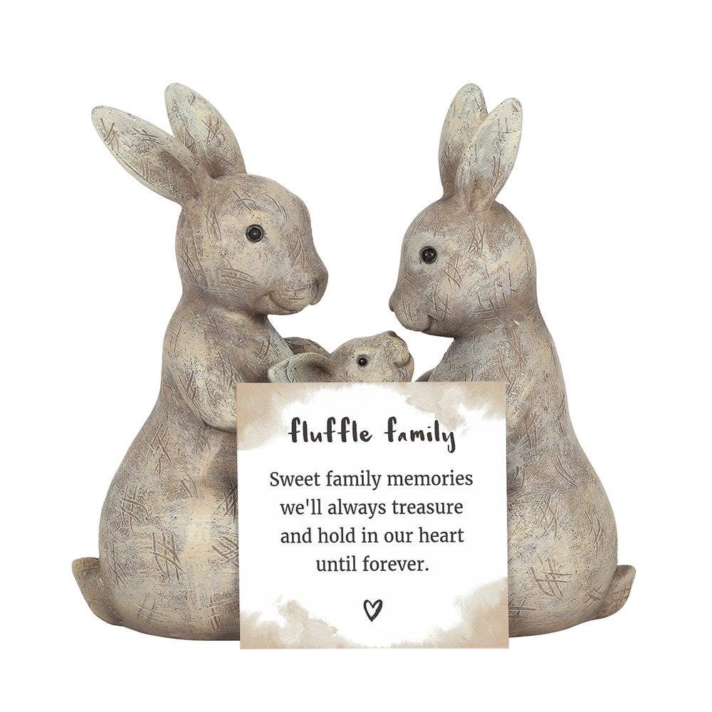 Fluffle Family Bunny Ornament Figurine