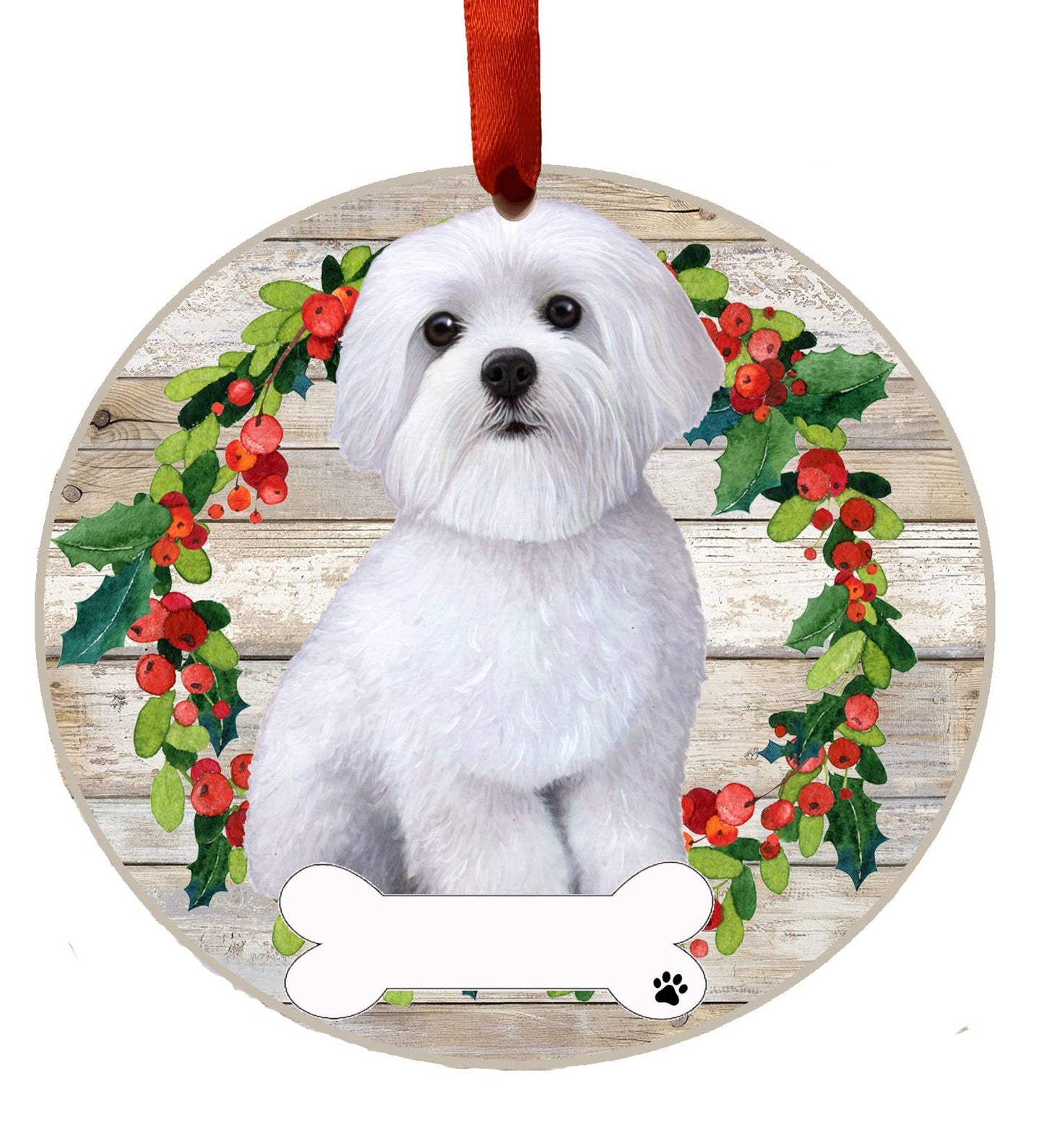 Maltese Ceramic Wreath Ornament