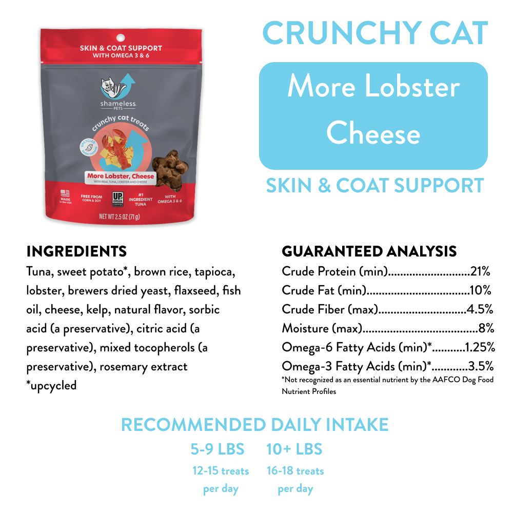 More Lobster, Cheese Crunchy Cat Treats