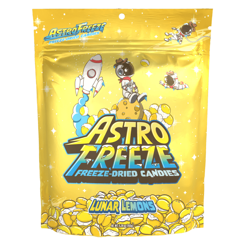 Astro Freeze, Lunar Lemons Freeze Dried Candy 5.29oz, 12ct