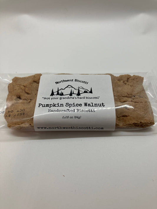 Pumpkin Spice Walnut Biscotti