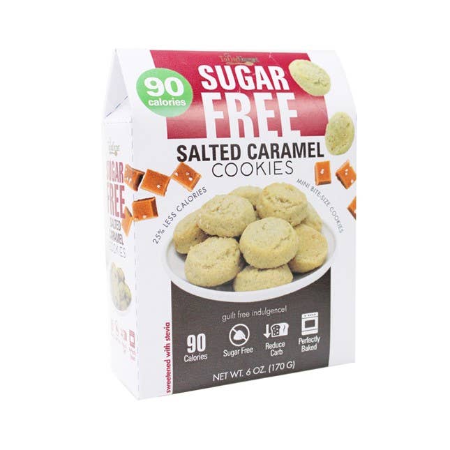 Sugar Free Cookies- Peanut Butter, Choc Chip, Salted Caramel