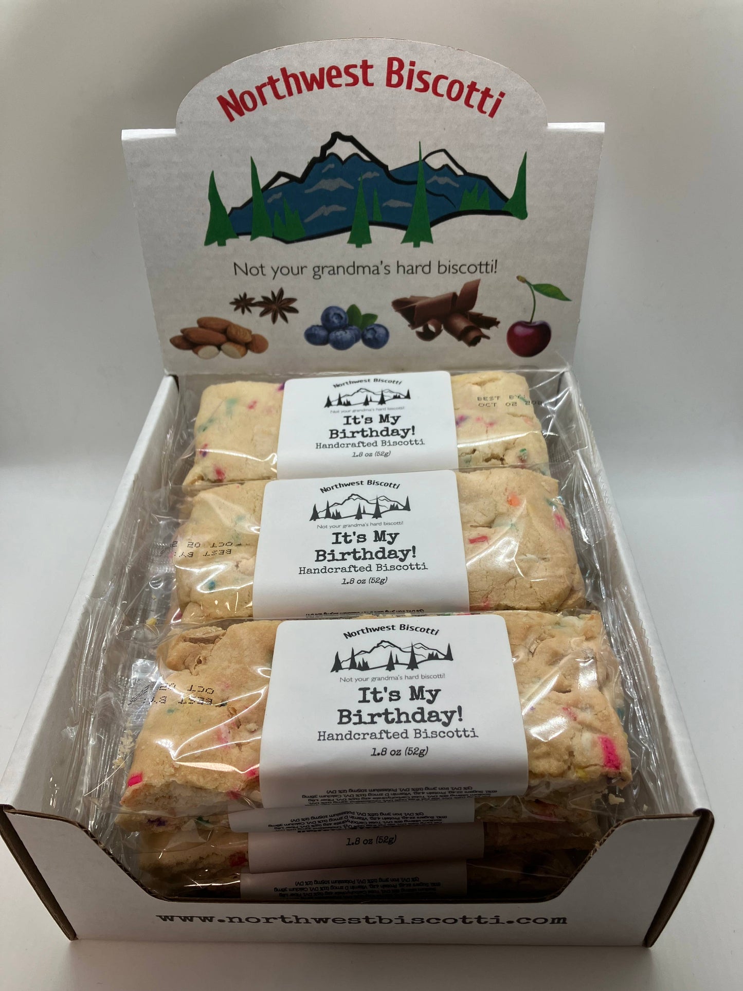 Birthday Cake Biscotti