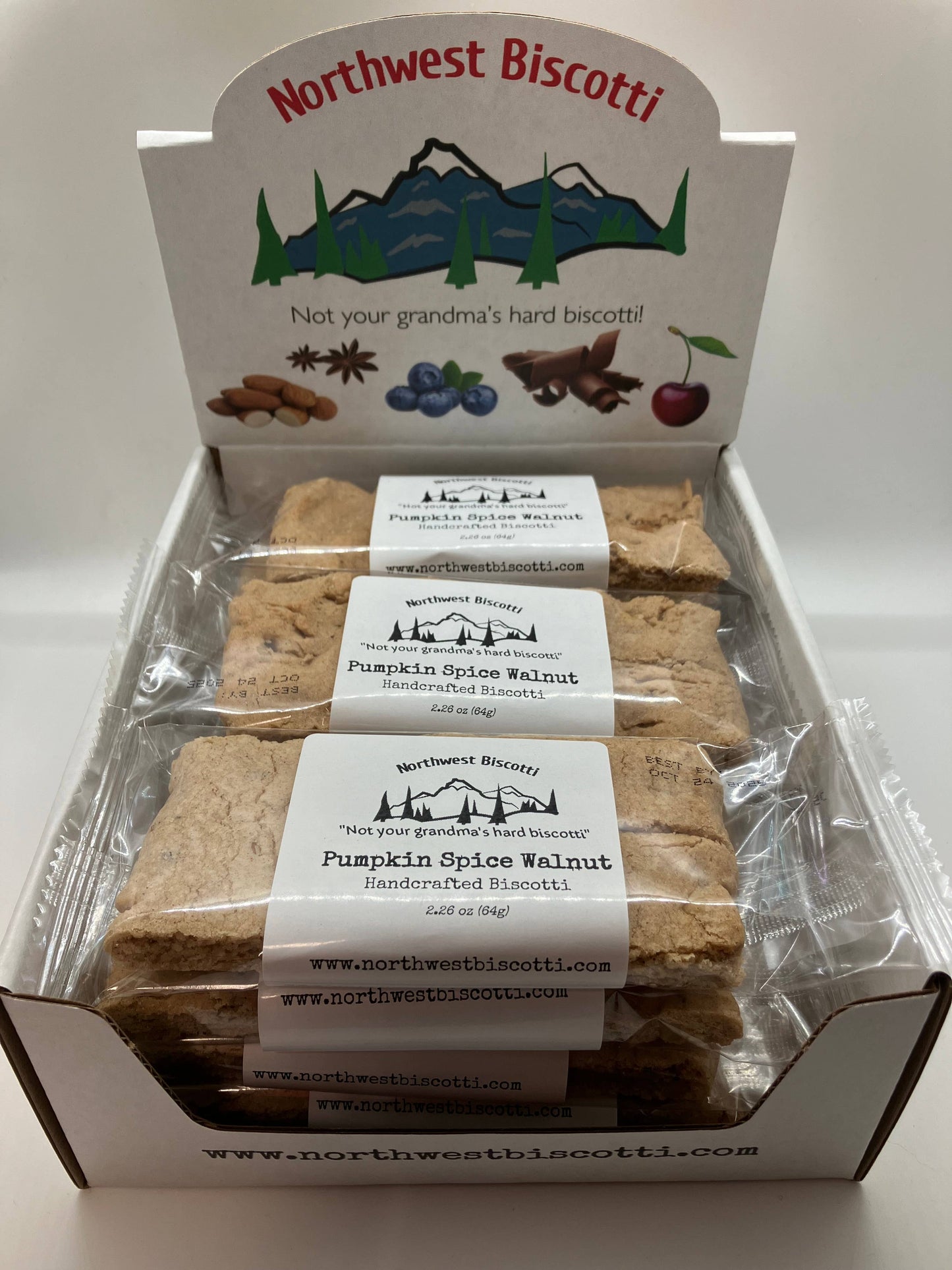 Pumpkin Spice Walnut Biscotti