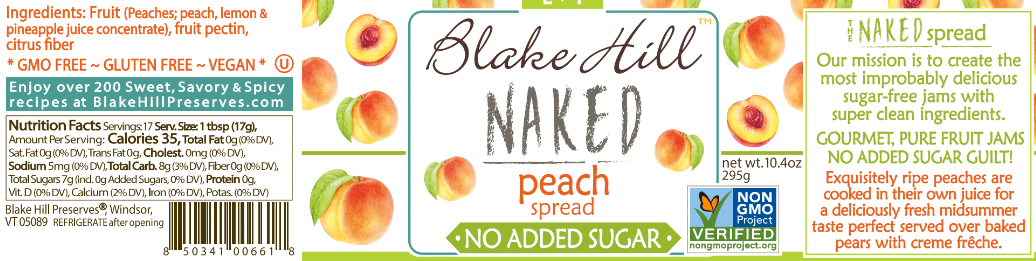 Naked Peach Spread - No Added Sugar