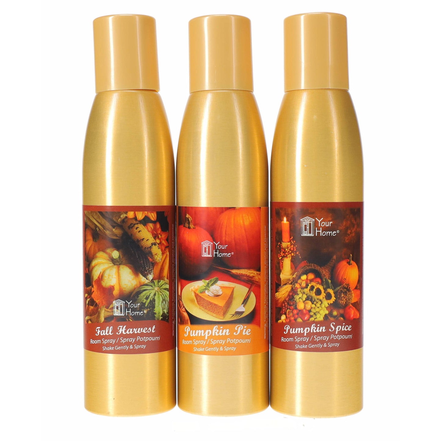 Room Spray Fall Scents Gold Can 8oz Mix 6pk