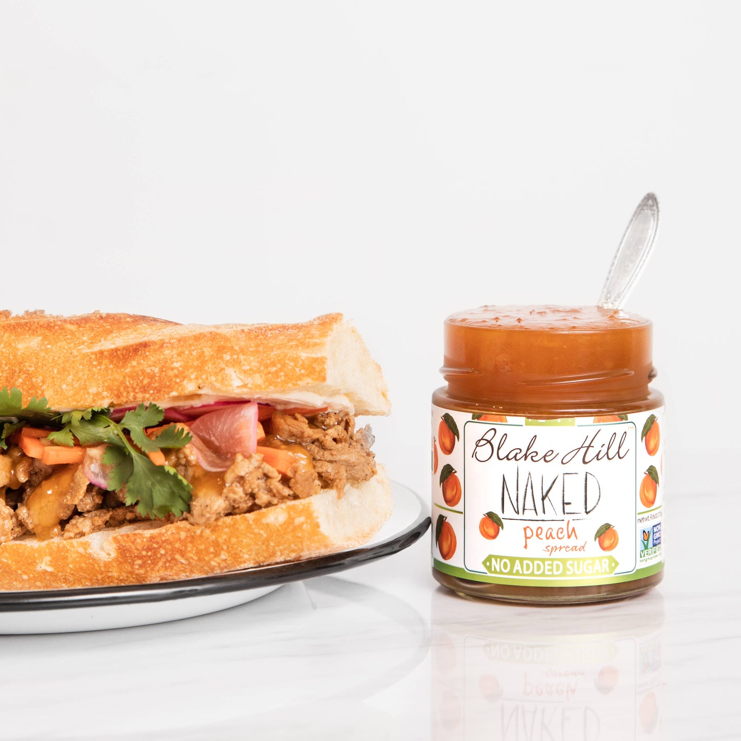 Naked Peach Spread - No Added Sugar