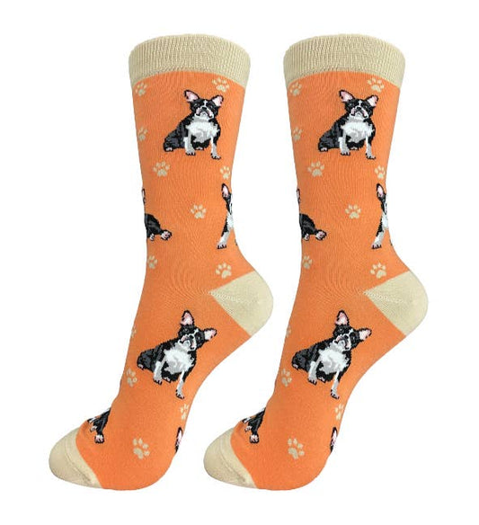 Boston Terrier - Unisex - Fun Novelty Crew Dog Socks