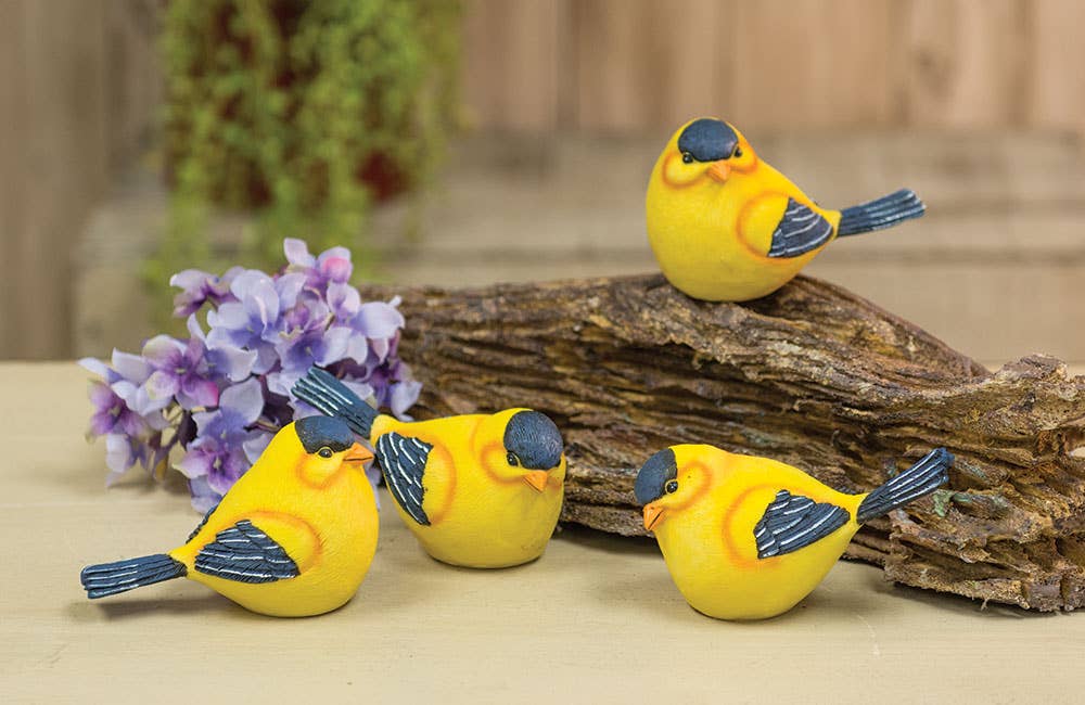 Resin Gold Finch,