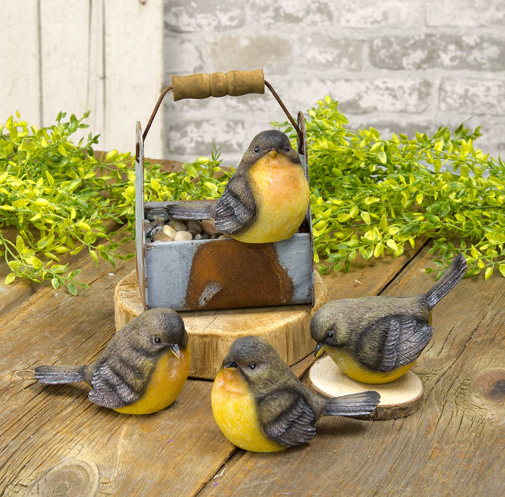 Large Resin Robin,  Assorted