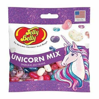 Jelly Belly Unicorn Mix Jelly Beans Candy Peg Bags