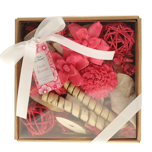 Cherry Blossom Kraft Box Potpourri